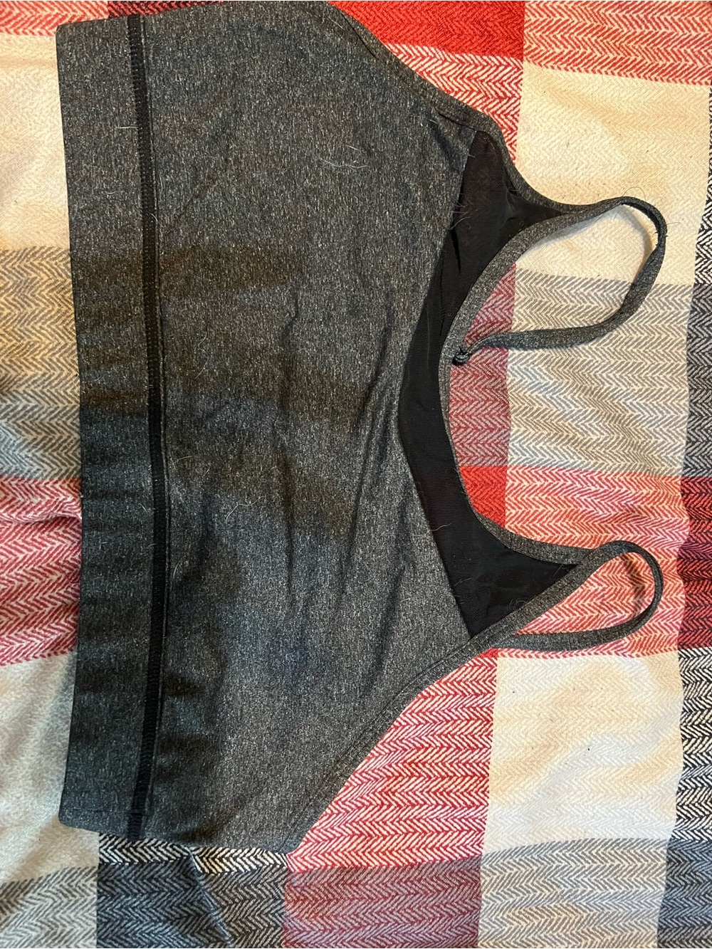 Women's Gray Sports Bra